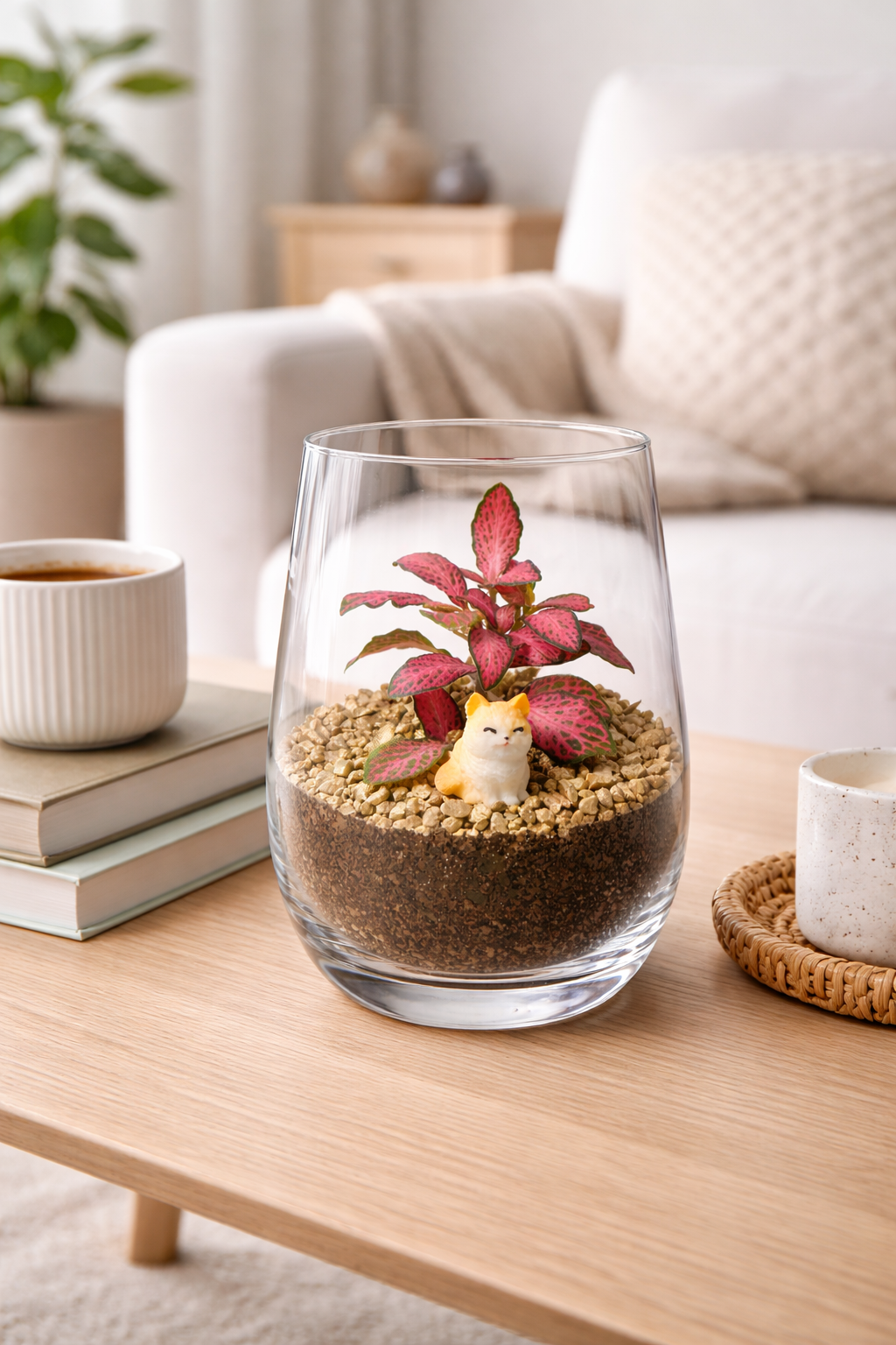 Rastlinné terárium malé zlaté