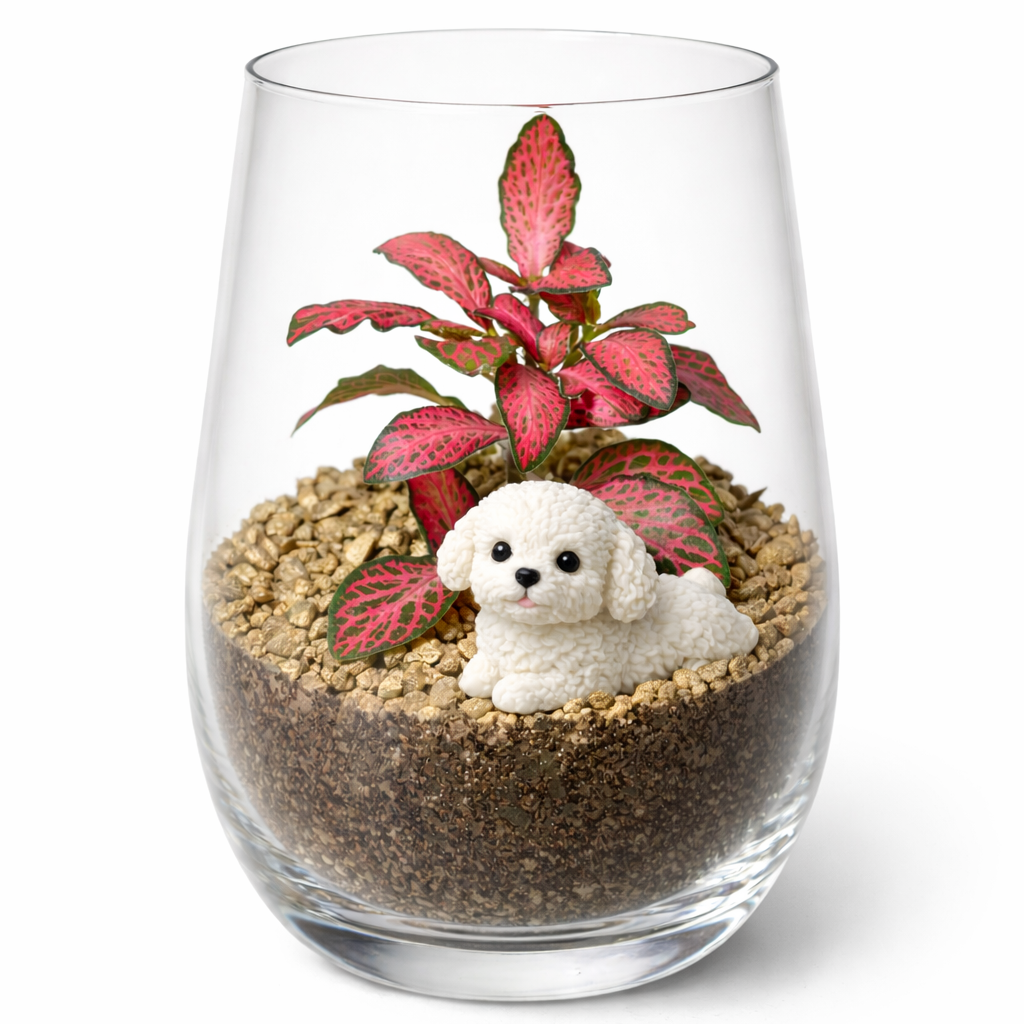 Rastlinné terárium malé zlaté